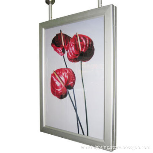 LED Light Panel with Double Face, Aluminum Frame, Super Slim, 50mm, Energy-saving LED Light Source